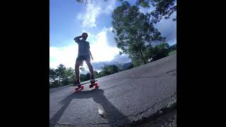 Landyachtz Dinghy Blunt Pinecone Clear Red Fatty Hawgs Wheels session shorts [upl. by Eiram]