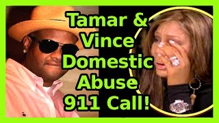 HEAR TAMAR amp VINCE FINGER BITE 911 CALL [upl. by Aninaj]