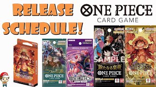 The Complete One Piece TCG Buyers Guide  Full Release Schedule Huge Update One Piece TCG News [upl. by Marijo649]