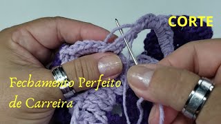 Fechamento Perfeito de Carreira  Corte de Videoaula  Tutorial de Crochê shorts [upl. by Glynnis]