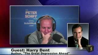 Harry Dent vs Peter Schiff  InflationDeflation Debate [upl. by Dranyar359]