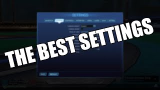 The BEST Rocket League Settings [upl. by Oliric6]