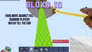 100IQED A FULL DIAMOND PLAYER WITH NO BED WATCH TILL THE END [upl. by Arocal415]