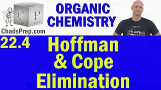 224 Hofmann Elimination and Cope Elimination  Organic Chemistry [upl. by Huston]