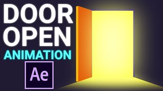 Door Opening Animation in After Effects Tutorial [upl. by Wobniar]