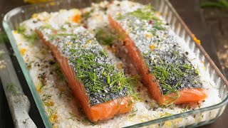 Recette  Gravlax de pavés saumon [upl. by Avehs]