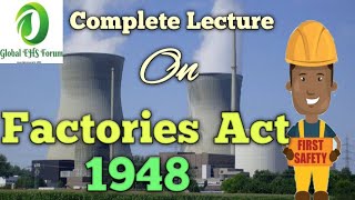 Factories Act 1948 Full Lecture in HindiFactory Act 1948 in Hindilabor laws in hindi [upl. by Rabi]