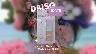 IDATE Custom Concealer Palette 02 「DAISO」 AIKOISH [upl. by Belding]