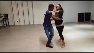 Bailando bachata kizomba style [upl. by Eenar973]