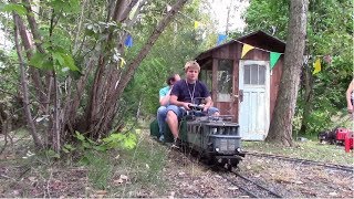 Sommerfest bei der 5Zoll Gartenbahn im Eisenbahnpark WendischRitz 2017 [upl. by Kliman]