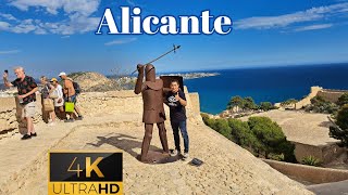 Alicante Cosa vedere passeggiando per la Città  Spagna  Walking Tour of Alicante Spain 4K [upl. by Ialokin]