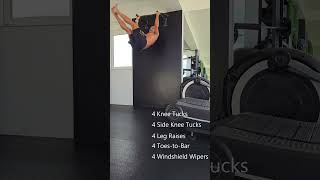 Torch Your Abs amp Core In Less Than One Minute With Five Different Hanging Abs Exercises [upl. by Ignaz]