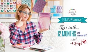 Erin Condren Lets Talk 12 Months or More 201516 LifePlanner [upl. by Arly190]