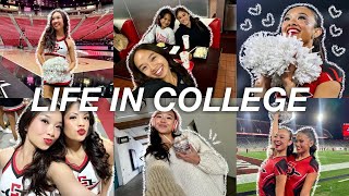 LIFE IN COLLEGE VLOG classes gamedays amp friends [upl. by Chelsea139]