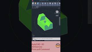 AutoCAD 3D Part Design Using PressPull Tool  StepbyStep Tutorial AutoCAD3D caddengineer [upl. by Howell828]