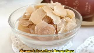 Homemade Crystallized aka Candied Ginger Laysees Kitchen [upl. by Hesoj]