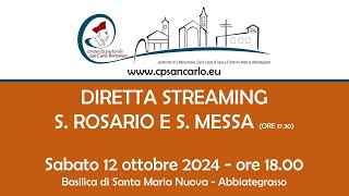 Vespri e S Messa del 12 ottobre 2024 ore 1730  Basilica Santa Maria Nuova Abbiategrasso [upl. by Anahsit316]