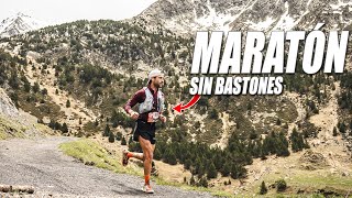 CORRO UNA MARATÓN DE MONTAÑA EN ANDORRA SIN USAR BASTONES [upl. by Malti998]