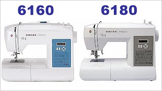 Singer 6180 Sewing Machine  Singer 6160 Sewing Machine Instructional DVD  Singer Brilliance [upl. by Bernardi]