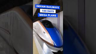 🚉🚨100Day Master Plan For Indian Railways indianrailways [upl. by Coats]