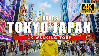 Tokyo Japan 4K HDR Walking Tour 🇯🇵 Day amp Night Street Views in 60fps [upl. by Lovering]