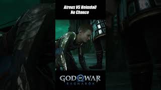 Atreus Struggles Kratos Dominates VS Heimdall  God of War Ragnarok shorts godofwar [upl. by Duwalt]