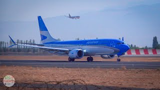 Aerolíneas Argentinas Boeing 737 MAX 8 in Santiago [upl. by Naved206]