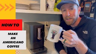 How to Make An Americano at Home Cafe Affetto Espresso Machine [upl. by Anika]