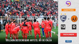 DEBUT DE CUEVA Y GOLEADA DE CIENCIANO ANTE EL AJI EN PARTIDO DE PREPARACIÓN  Cienciano vs AJI Calca [upl. by Nickolai419]