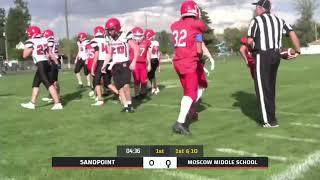 MMS 7th and 8th Football game vs Sandpoint Middle School [upl. by Vassily940]