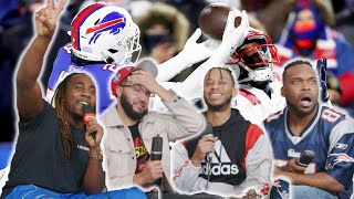 Patriots vs Bills Super Wild Card Weekend ReactionReview [upl. by Novhaj]