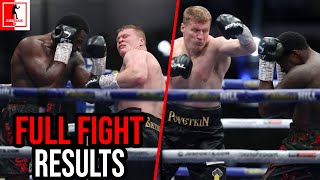 Dillian Whyte Vs Alexander Povetkin Full Fight Results [upl. by Roselia]