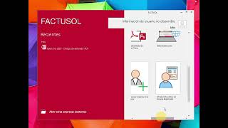 ¿Como acceder por primera vez a Factusol y a su empresa de demostración [upl. by Tedder529]