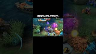 FRANCO FULL DAMAGE BY OMAROV ☠️ mobilelegends francohook francomontage [upl. by Hanako]