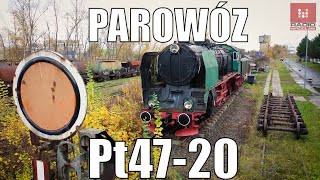 Lokomotywa parowa Parowóz na bocznicy na Tarnogaju Pt4720 [upl. by Nev840]