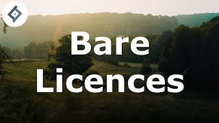 Bare Licences  Land Law [upl. by Kissee]