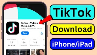 iPhone Me TikTok Kaise Download Kare  TikTok Download on iPhone iPad  TikTok Install on iOS 18 [upl. by Ehsrop473]