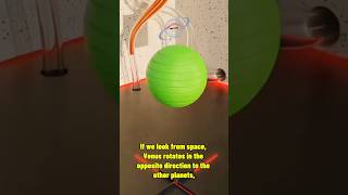 The planet Venus rotates upside down facts shorts planet [upl. by Lesab]