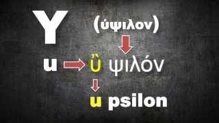 Greek alphabet the CORRECT pronunciation [upl. by Nihhi]