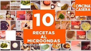 10 Recetas al MICROONDAS RÁPIDAS y FÁCILES  Cocina Casera [upl. by Ahsenahs]