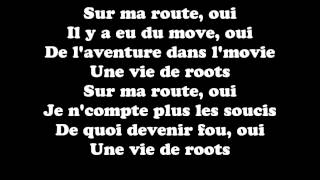 Black M  Sur Ma Route Paroles Lyrics [upl. by Laefar32]