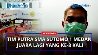 Tim Basket Putra SMA Sutomo 1 Medan Juara Lagi Yang Ke8 Kali Honda DBL 2021 North Sumatera Series [upl. by Ahtamas]