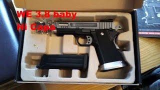 WE Hi Capa 38 Velociraptor Unboxing and Review [upl. by Soinotna194]