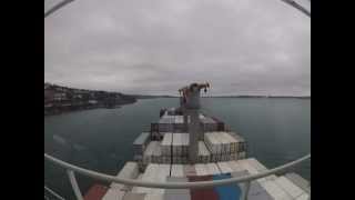 Nedlloyd Adriana departing Cork Harbour Ireland [upl. by Thayer715]