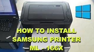 Samsung ML 16651660 1666 Easy Driver or Software Printer Installation Guide for Windows 2019 [upl. by Nevag]