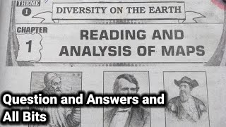 Replaced  8th class  Social  1Reading And Analysis Of Maps lesson  full question and answers [upl. by Nohsauq]