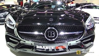 2016 MercedesAMG GT S Brabus 600hp  Exterior and Interior Walkaround  2015 Frankfurt Motor Show [upl. by Celina]