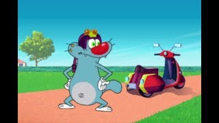 हिंदी Oggy and the Cockroaches  HIT THE ROAD OGGY S02E88 Hindi Cartoons for Kids [upl. by Rondi]