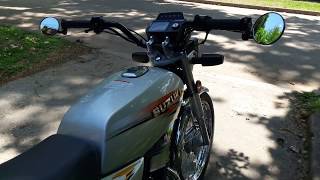 Suzuki AX100 espejos de manillar externos  external mirrors  Showcase D [upl. by Tepper942]