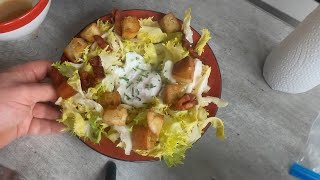 Lyonnaise Salad  French Bacon and Egg Salad [upl. by Mintun]